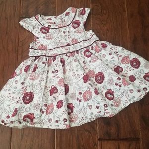 Sergent Major floral dress size 6 months